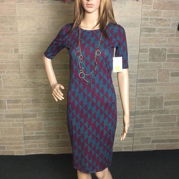 XXS LuLaRoe Julia Dress - Picture 1 of 5